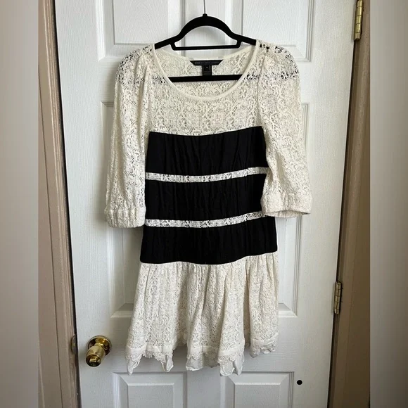 chinese dress ladies Marc Jacobs striped lace dress  Vival Studios